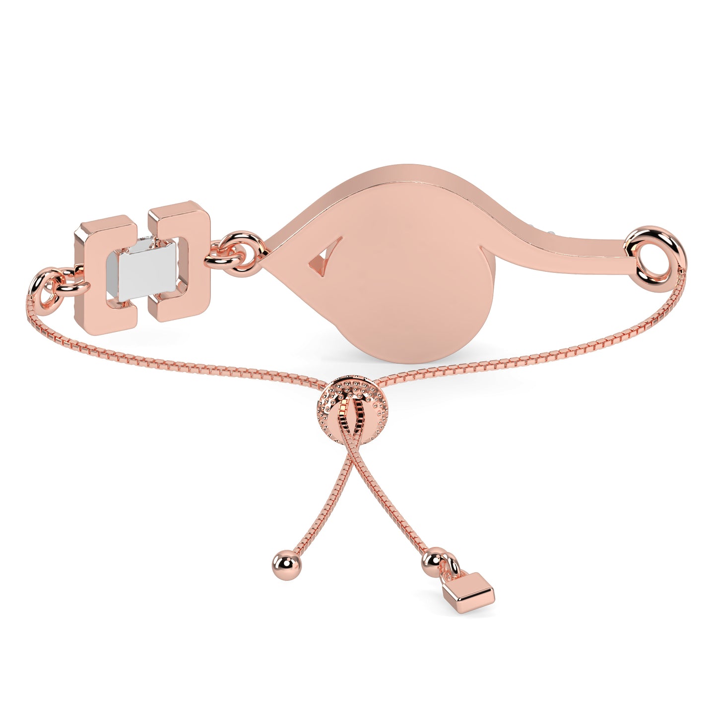 Evil Eye Tassel Diamond Bracelet