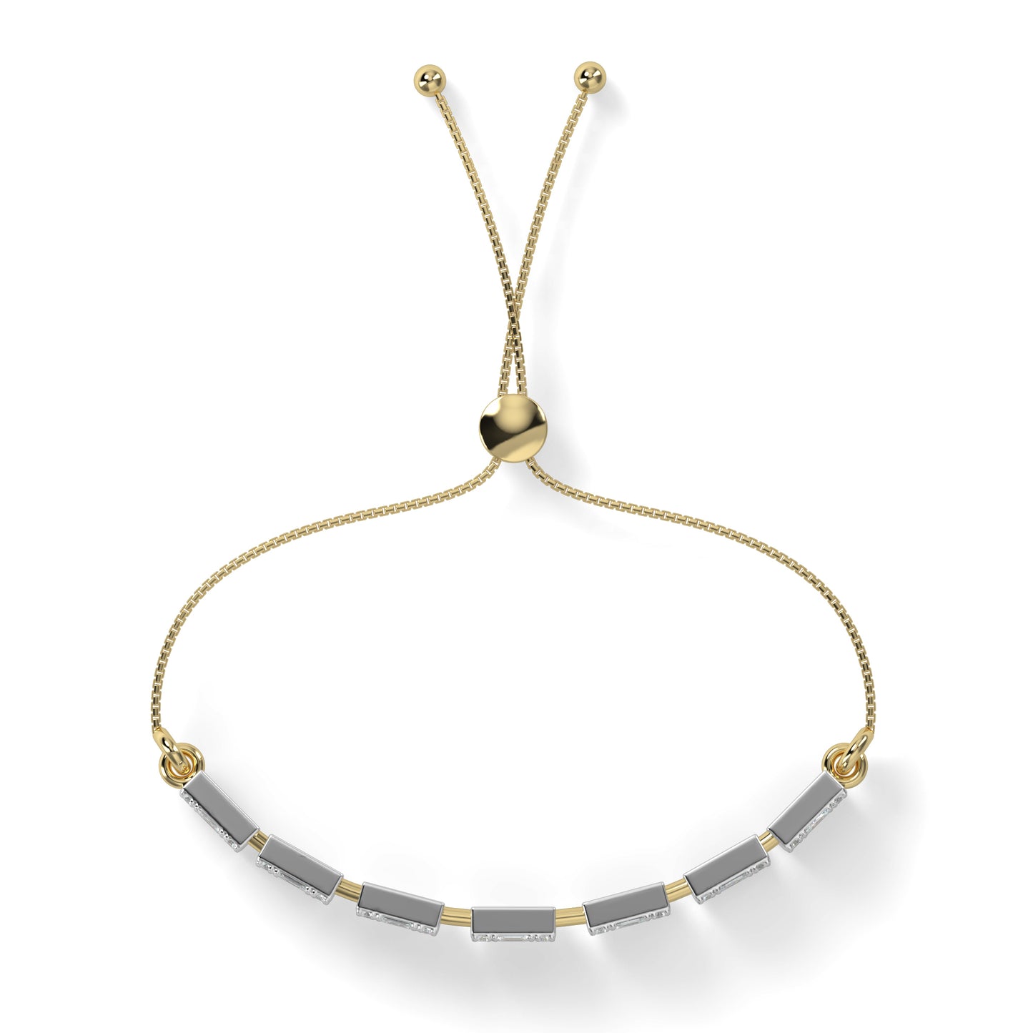 Baguette Diamond Tassel Bracelet