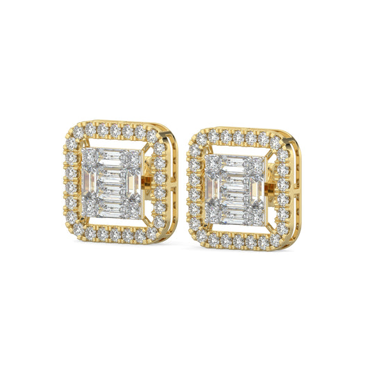 Baguette Stud Earrings