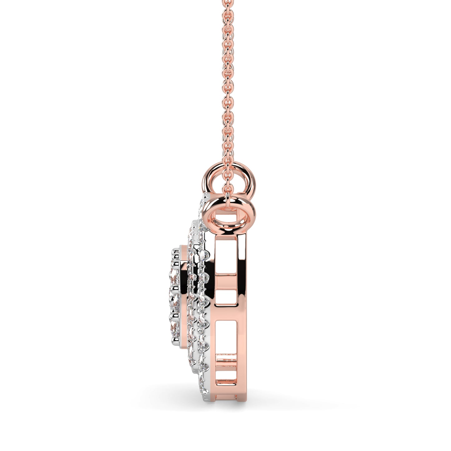 Cushion Cut Pendant Necklace