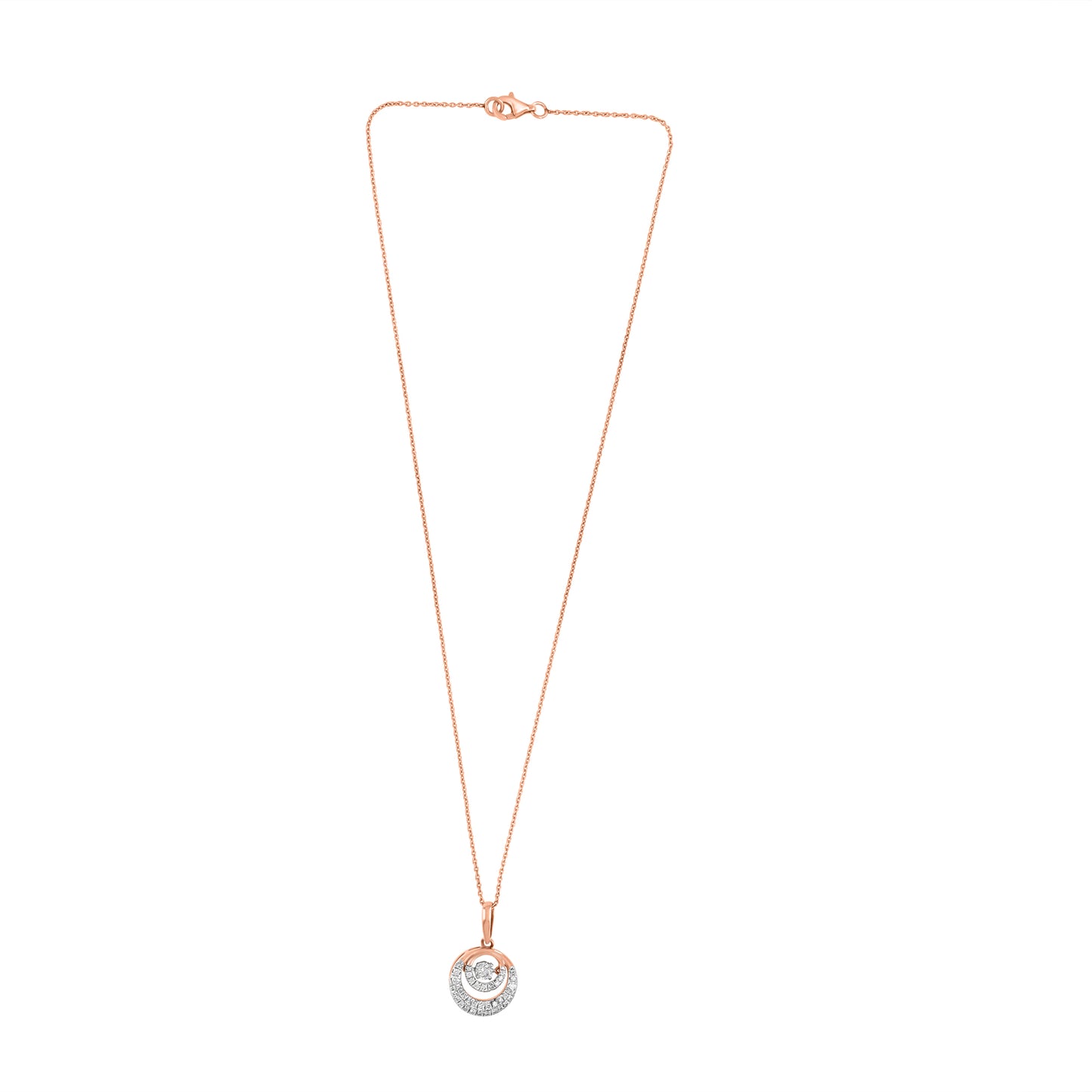 Orbit Diamond Pendant Necklace
