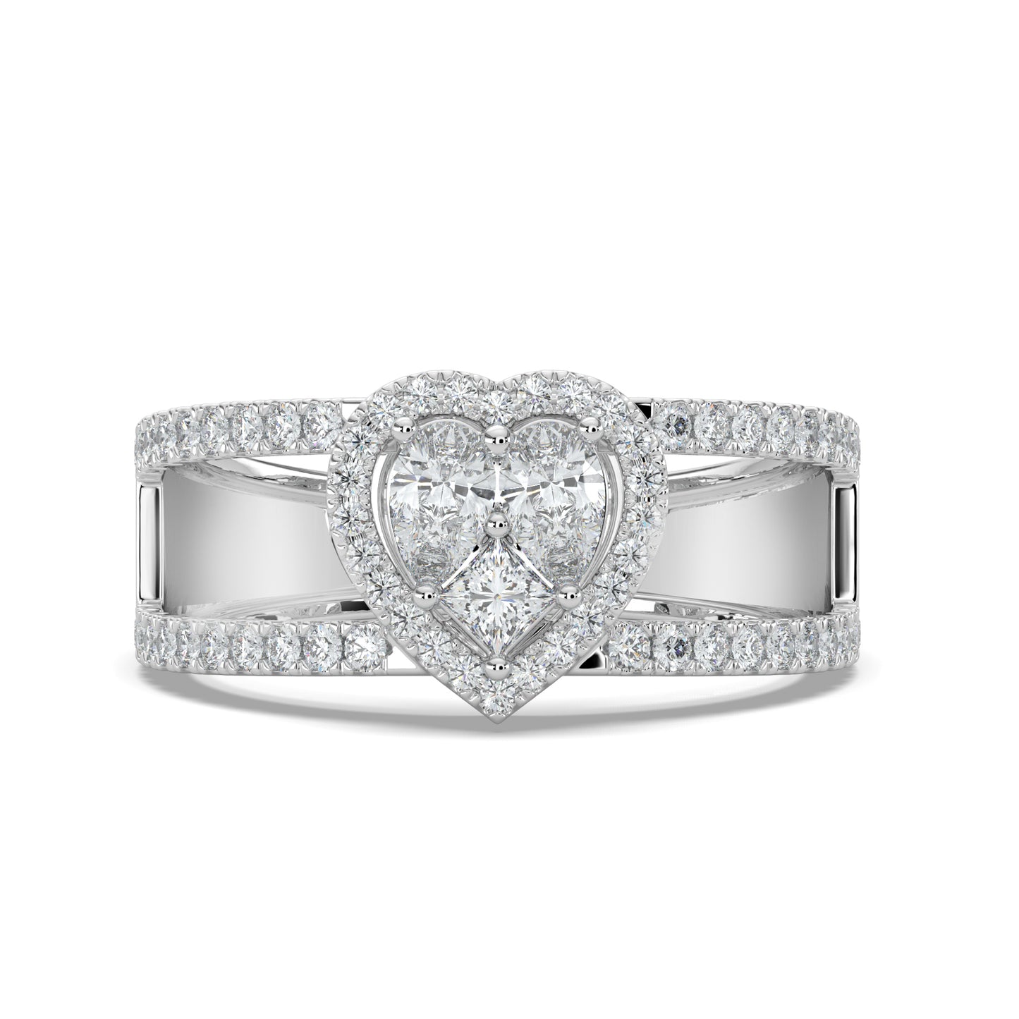 Heart Shaped Diamond Ring