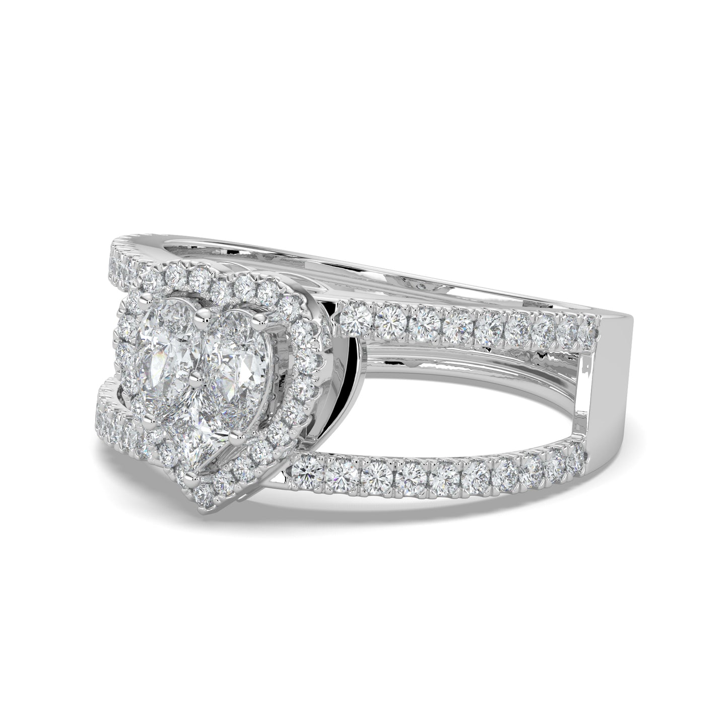 Heart Shaped Diamond Ring
