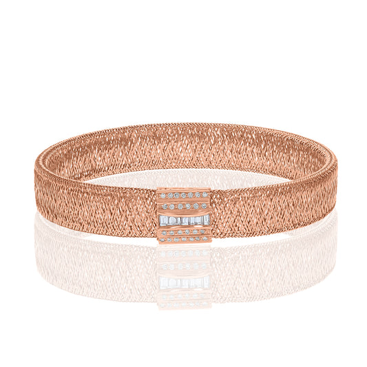 Rose Gold Mesh Bracelet