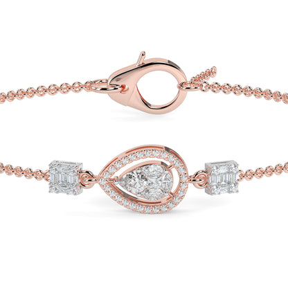 Geometric Diamond Bracelet