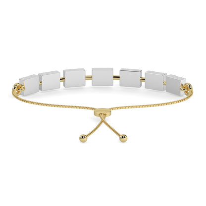 Baguette Diamond Tassel Bracelet