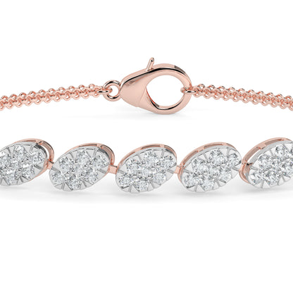 Oval Diamond Bracelet