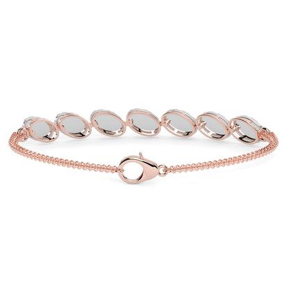 Oval Diamond Bracelet