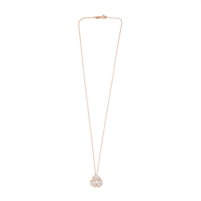 Triple Bloom Pendant Necklace