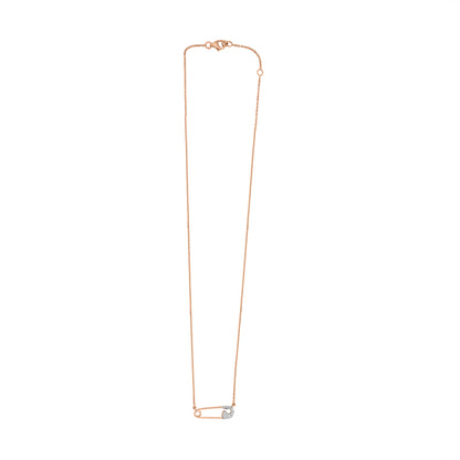 Safety Pin Pendant Necklace