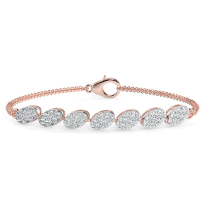 Oval Diamond Bracelet