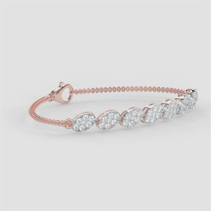 Oval Diamond Bracelet