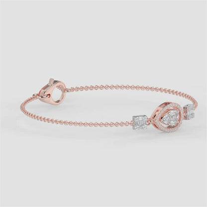 Geometric Diamond Bracelet